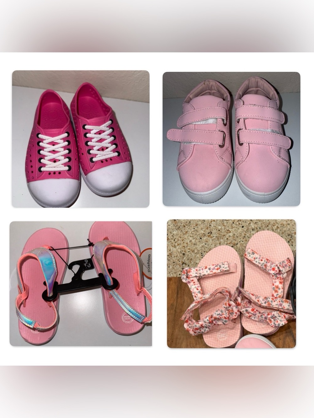 Wonder Nation sandals, Josiny sneakers